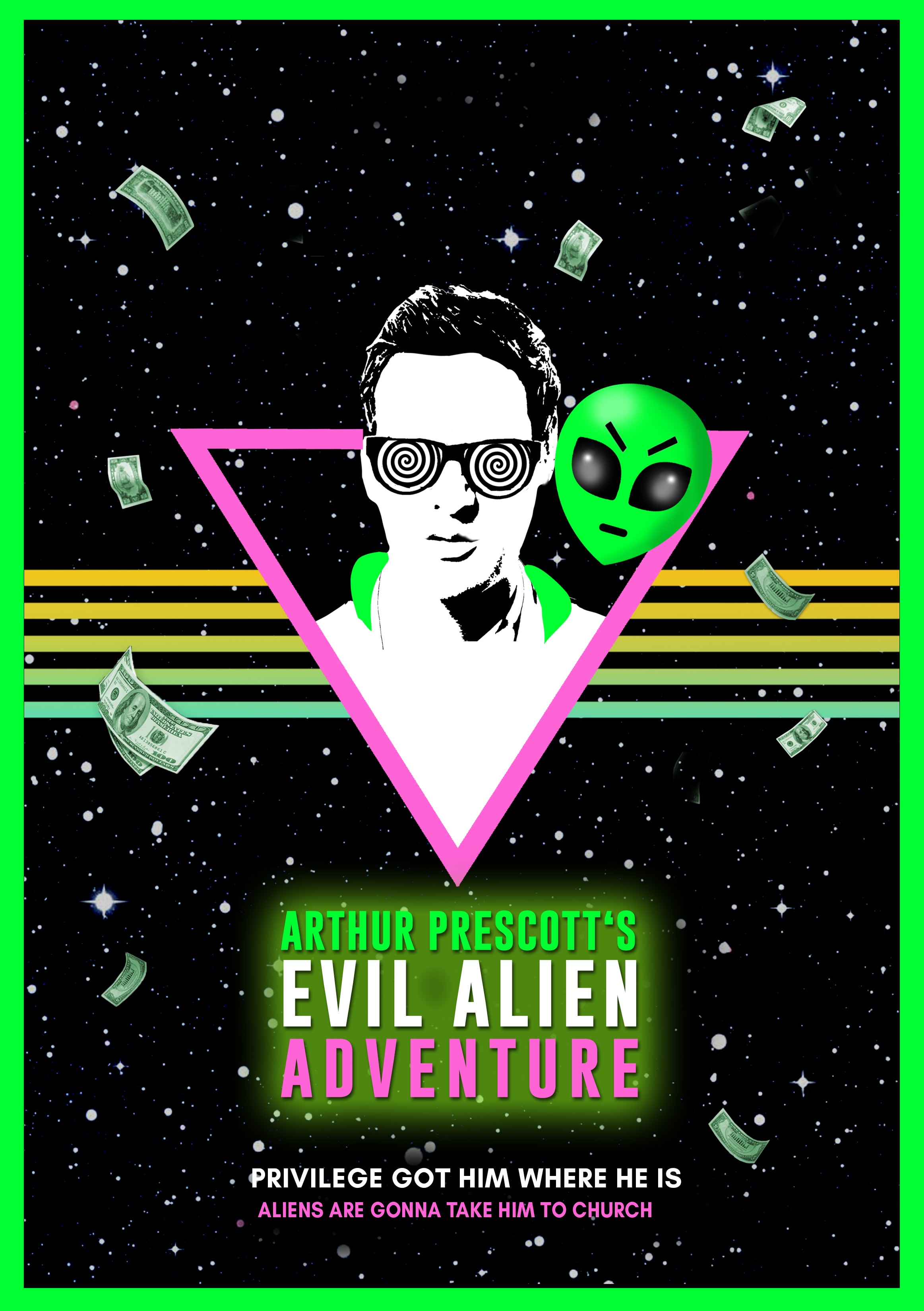 Arthur Prescott & the Evil Alien — Sci-Fi Horror Comedy Limited Series poster